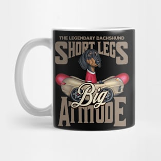 Dachshund-Short Legs Big Attitude Mug